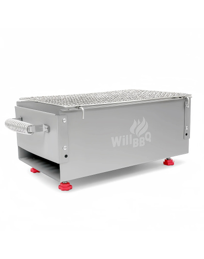 Portable 30cm x 18cm Charcoal Hibachi Grill