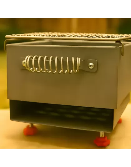 Portable 30cm x 18cm Charcoal Hibachi Grill