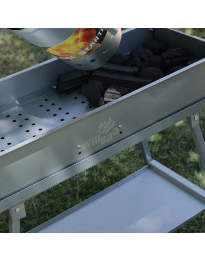 60cm x18cm Charcoal Hibachi Grill