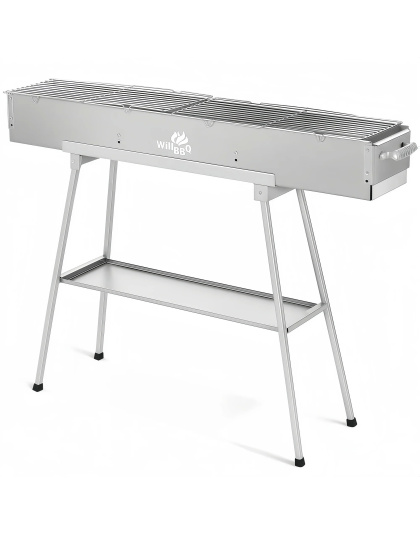 100cm x 18cm Charcoal Hibachi Grill