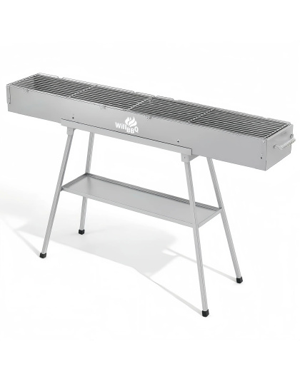 120cm x18cm Charcoal Hibachi Grill