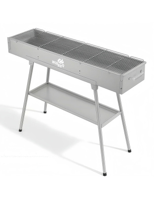 100cm x 26cm Charcoal Hibachi Grill