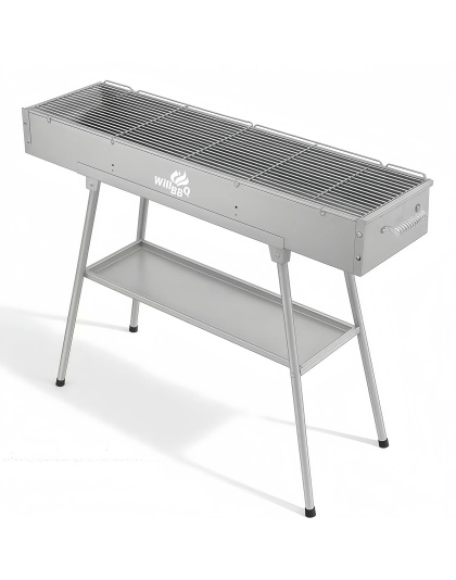 100cm x 26cm Charcoal Hibachi Grill
