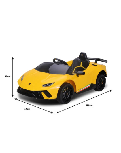 Kahuna Lamborghini Performante Kids Electric Ride On Car Remote Control - Yellow