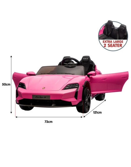 Kahuna Porsche Taycan Turbo S Kids Electric Ride-On Car with Remote Control